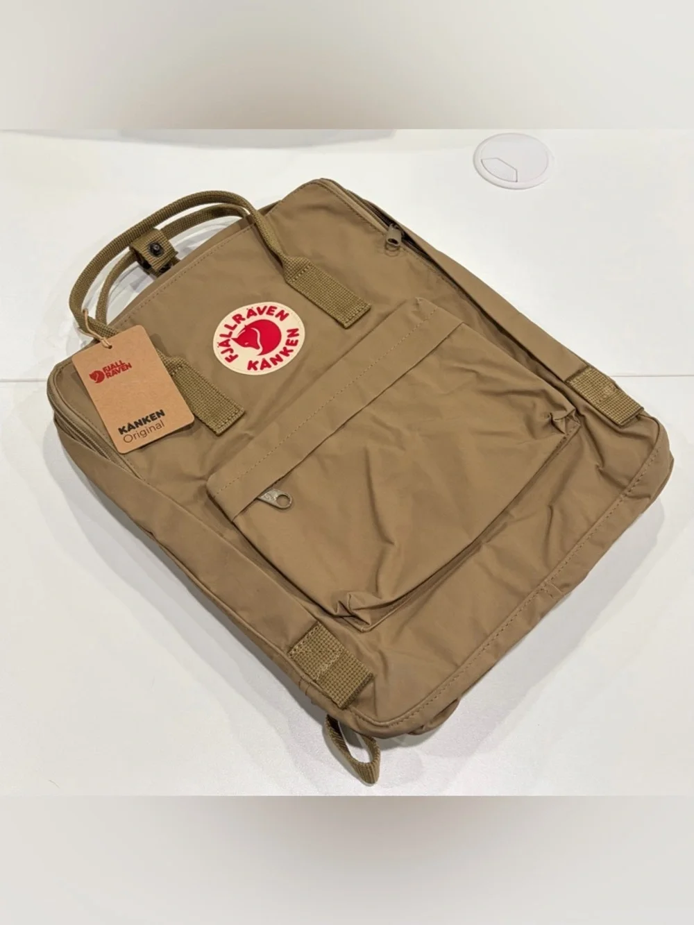 Fjallraven Kanken Backpack Daypack Adult 16L Convertible Bag NWT Tan Clay